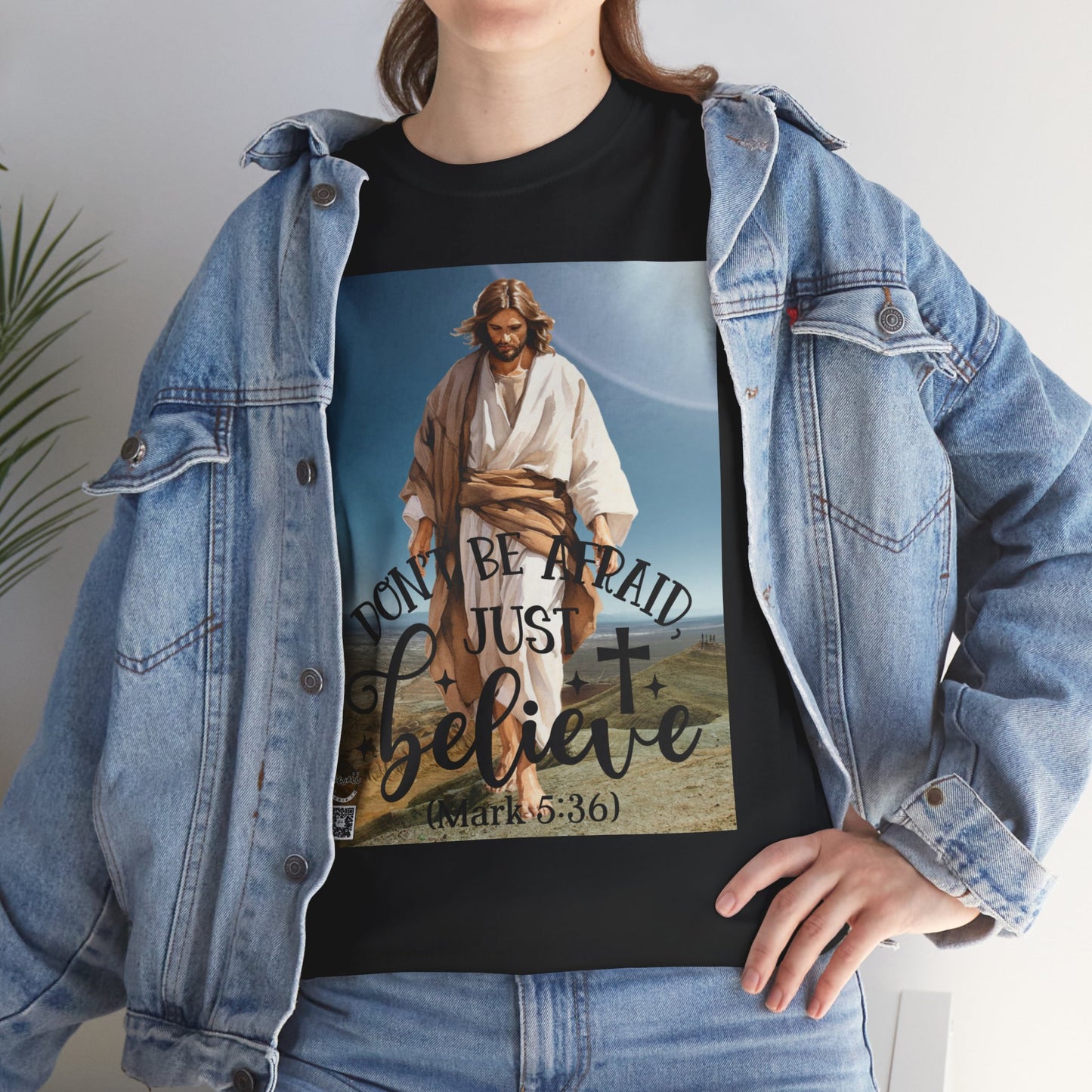 Unisex Heavy Cotton Tee - Don't Be Afraid