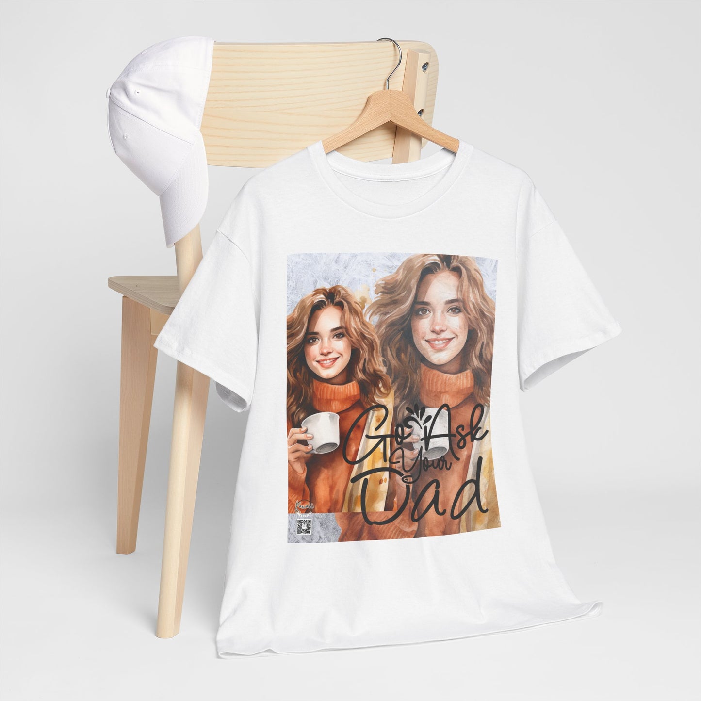 Unisex Heavy Cotton Tee - Go Ask Dad