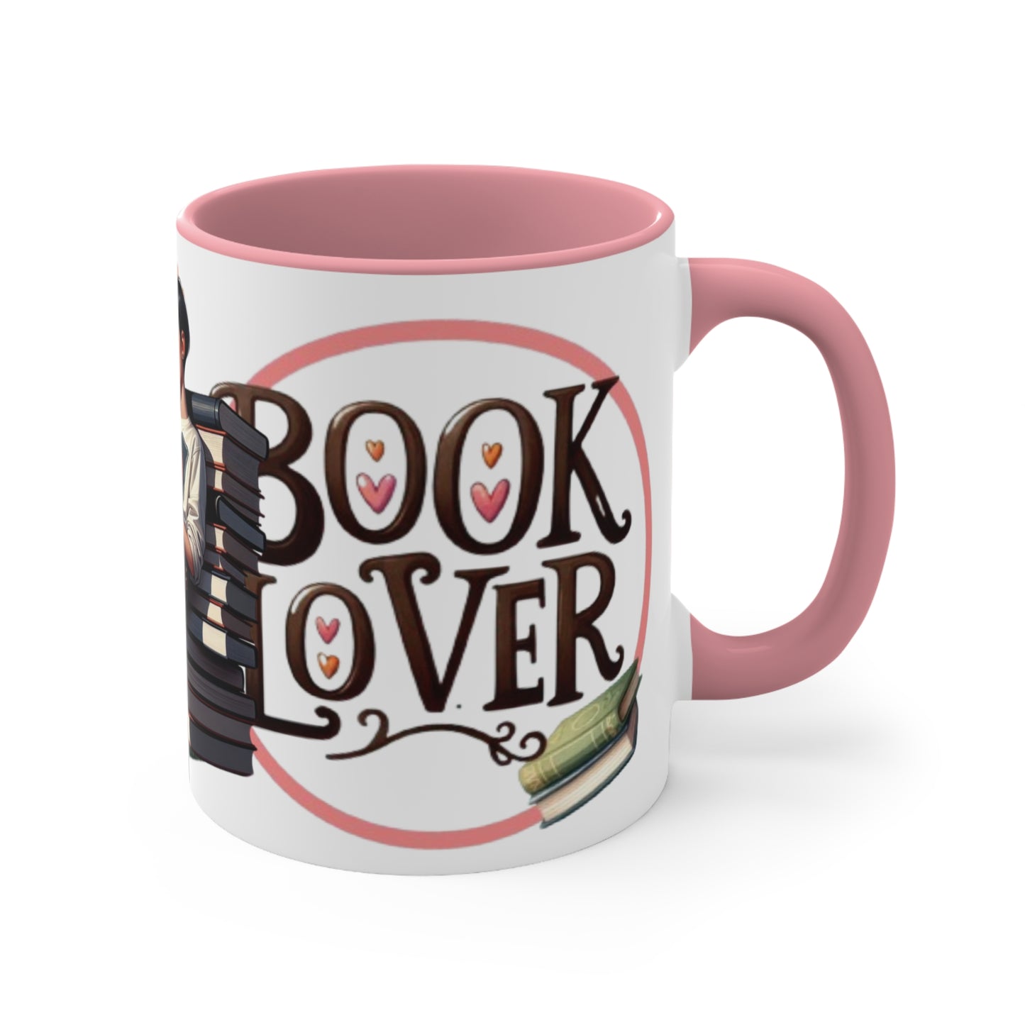 Colorful Accent Mugs, 11oz - Book Lover