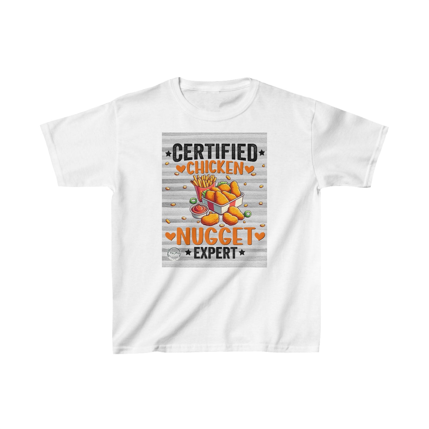 Kids Heavy Cotton™ Tee - Chicken Nuggets