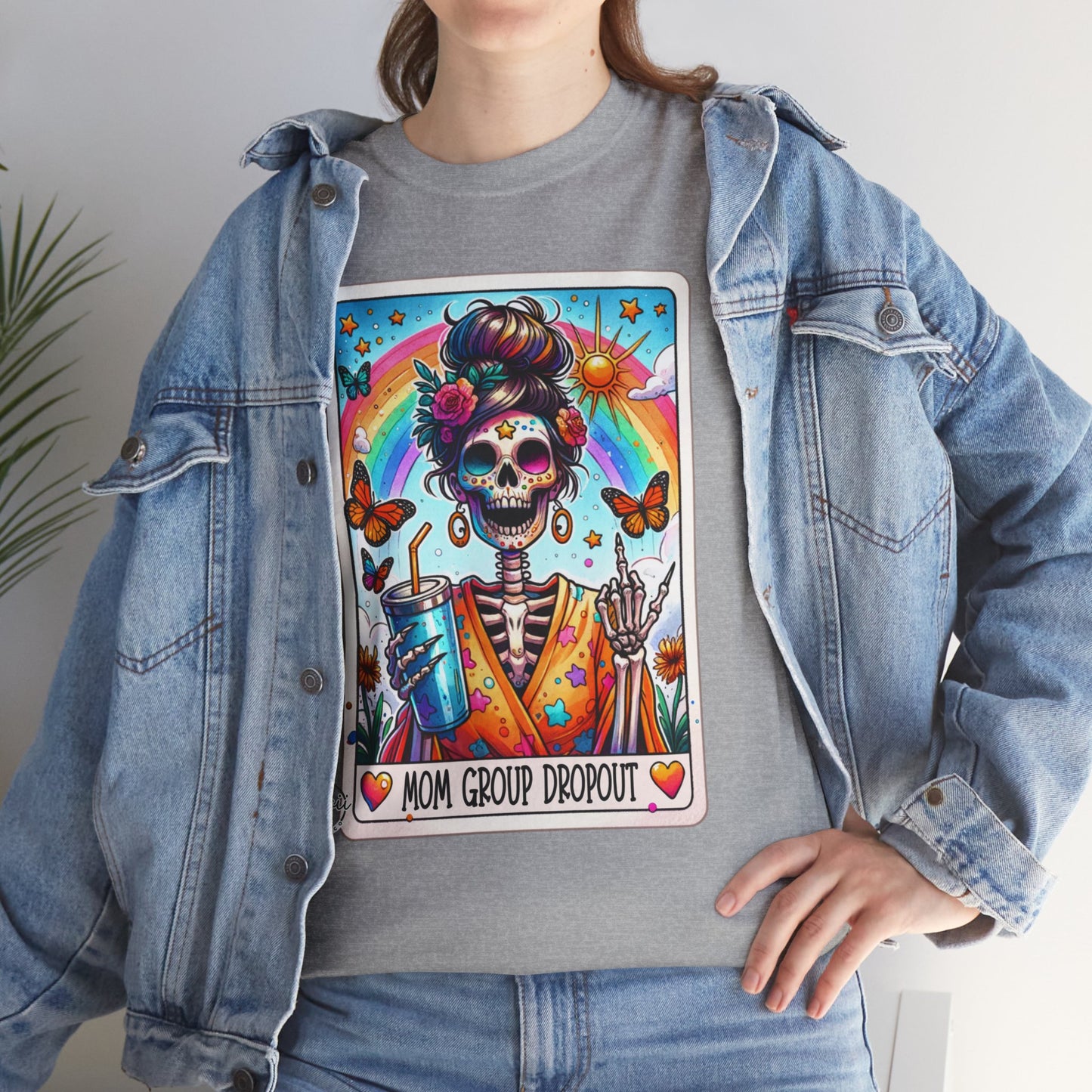 Unisex Heavy Cotton Tee - Mom Group Dropout