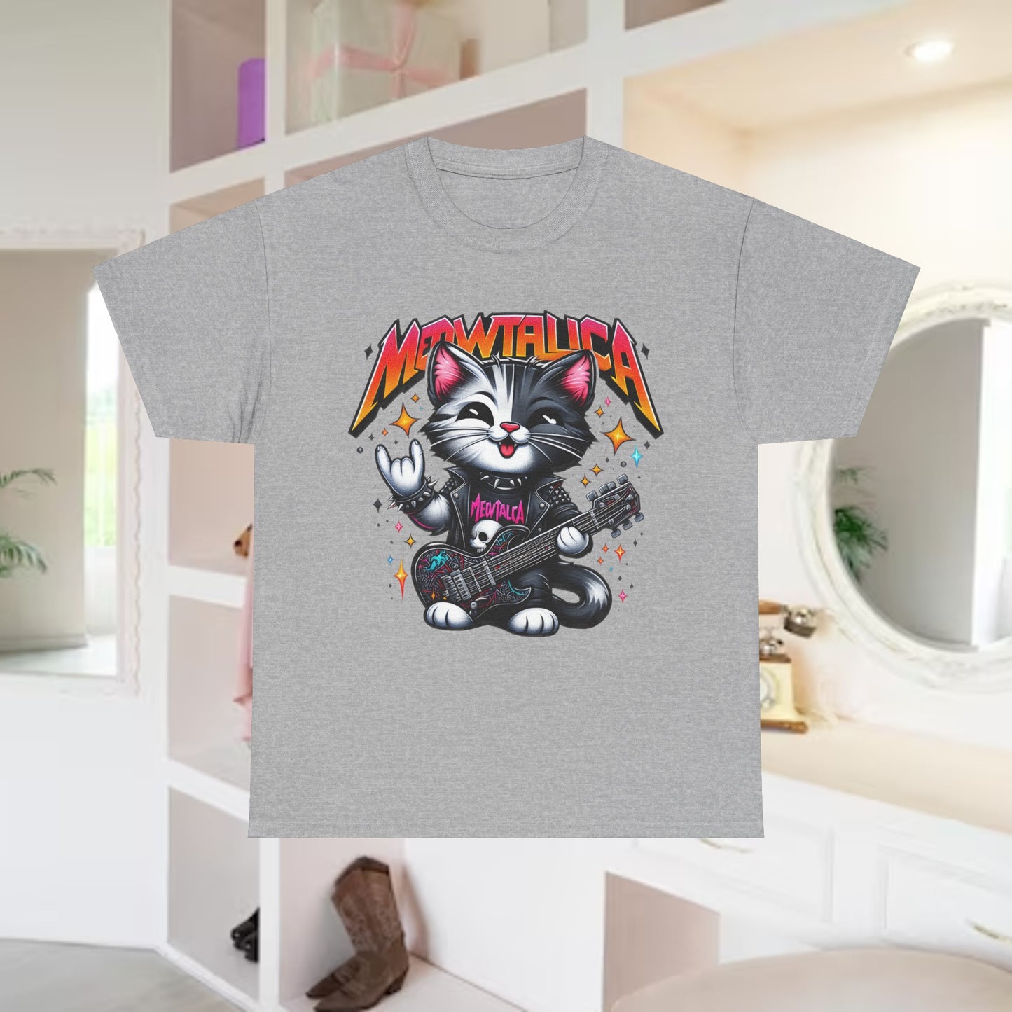 Unisex Heavy Cotton Tee - Meowtalica