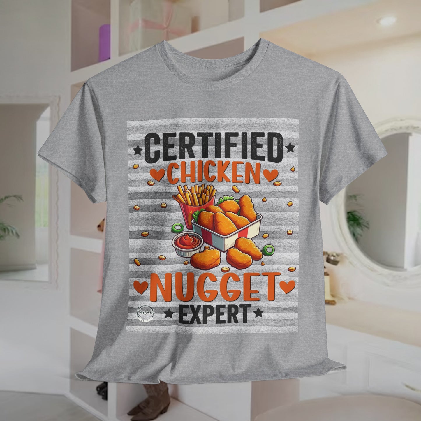 Unisex Heavy Cotton Tee - Chicken Nugget