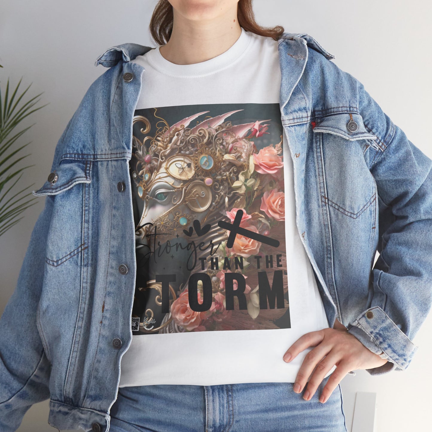Unisex Heavy Cotton Tee - Stronger than the Storm