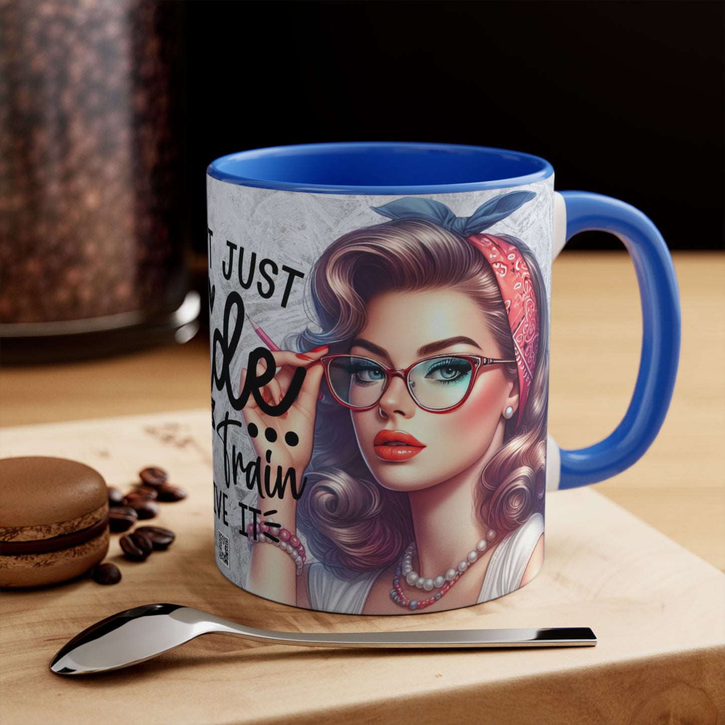 Colorful Accent Mugs, 11oz - I just don't ride