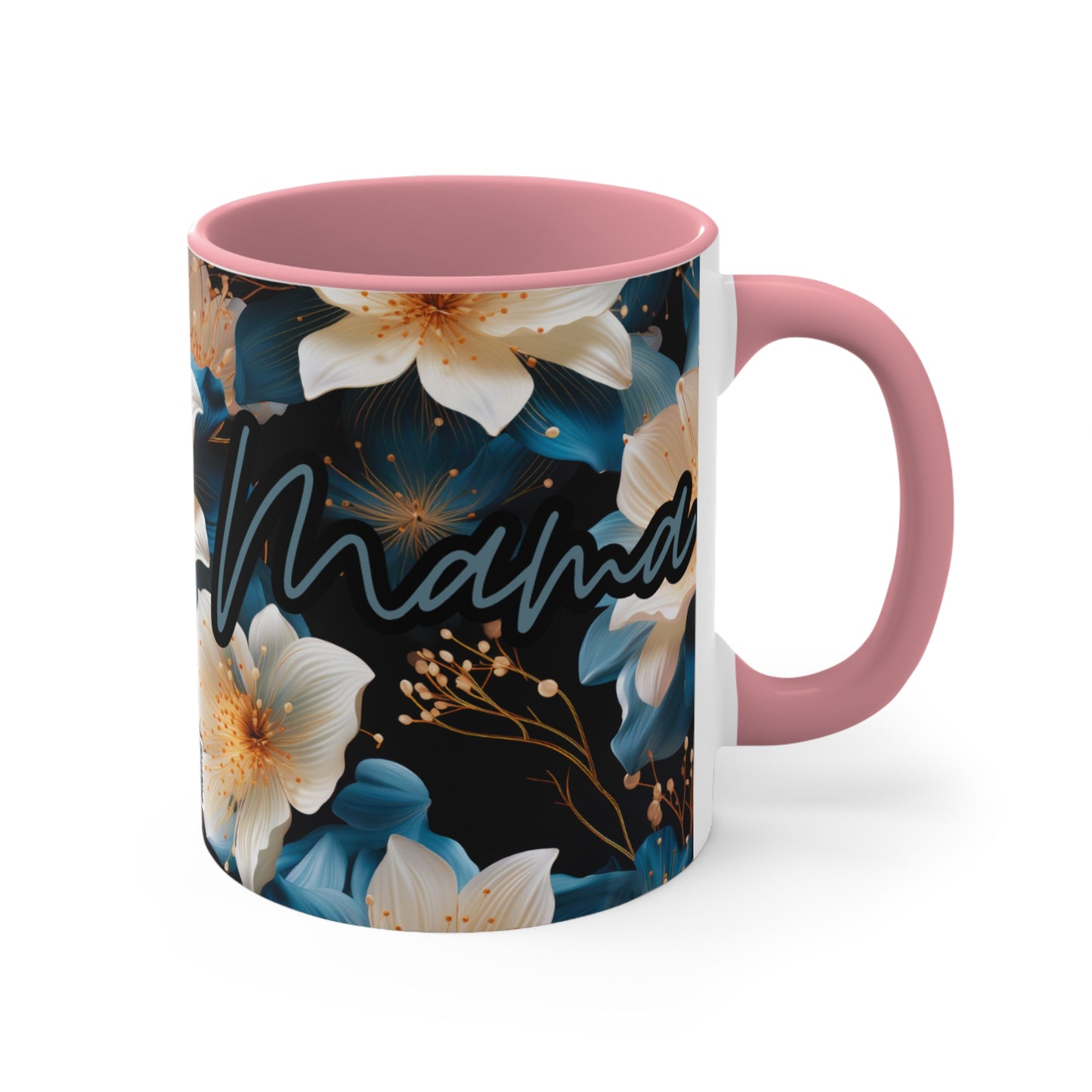 Colorful Accent Mugs, 11oz - Mama