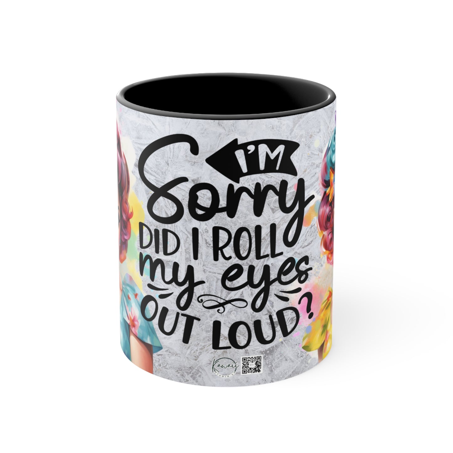 Colorful Accent Mugs, 11oz - I'm Sorry