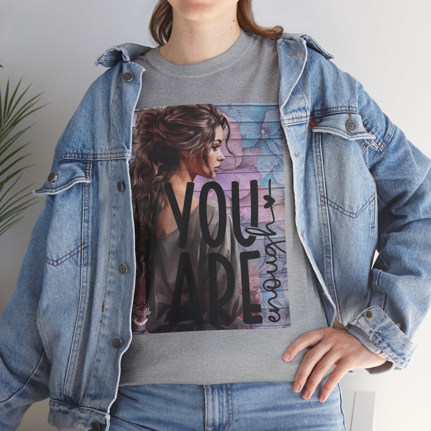 Unisex Heavy Cotton Tee - You Are Enough