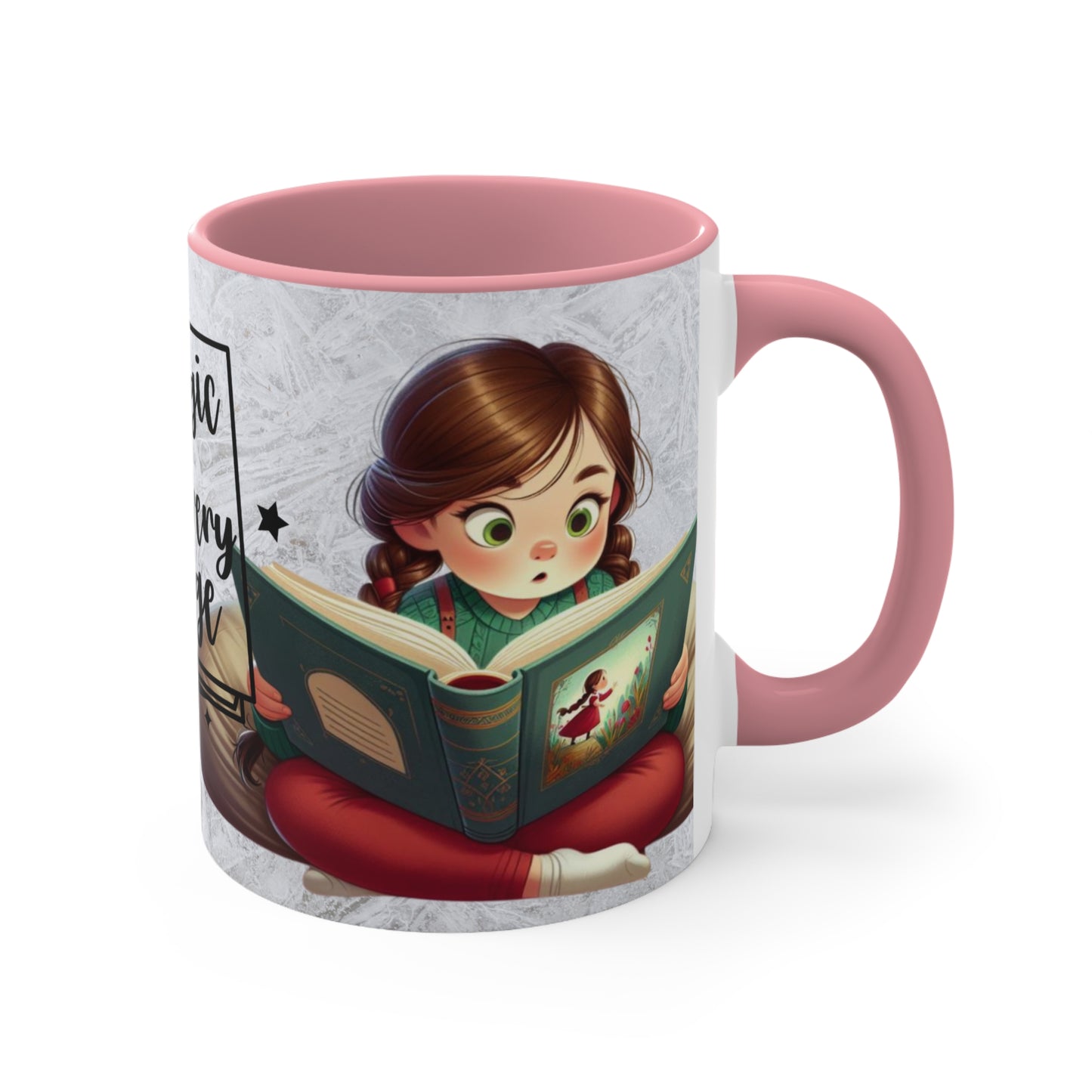 Colorful Accent Mugs, 11oz - Magic on every page