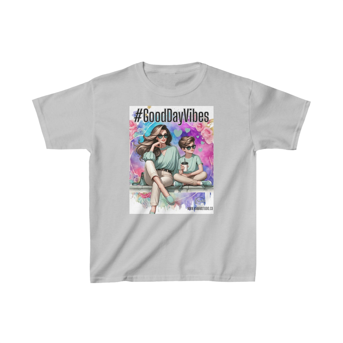 Kids Heavy Cotton™ Tee - Good Day Vibes