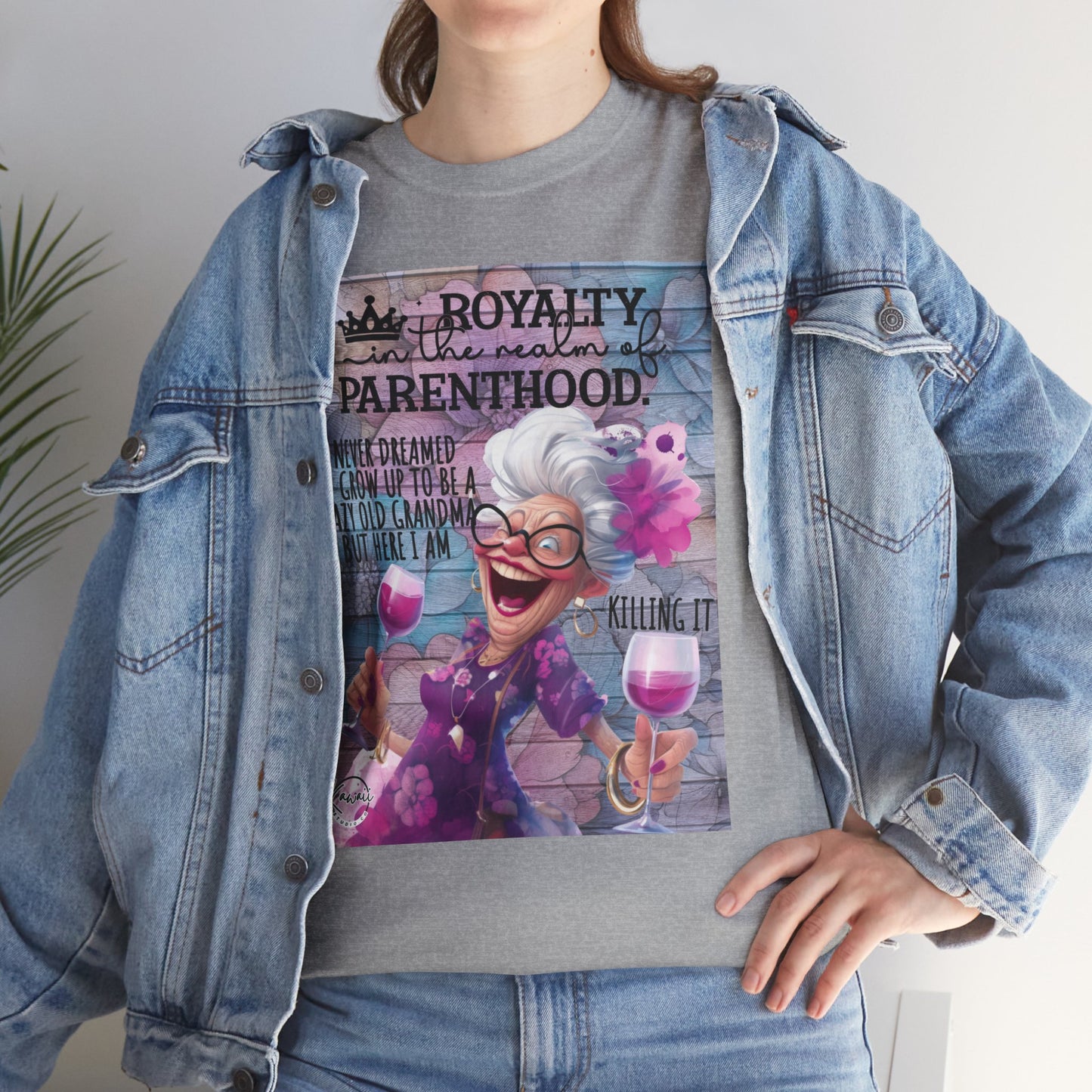 Heavy Cotton Tee - Royalty Grandma