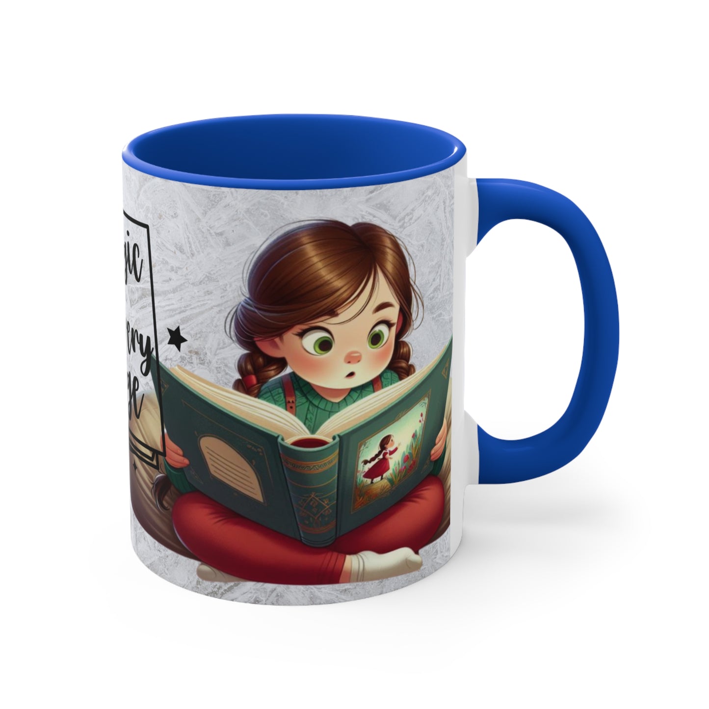 Colorful Accent Mugs, 11oz - Magic on every page