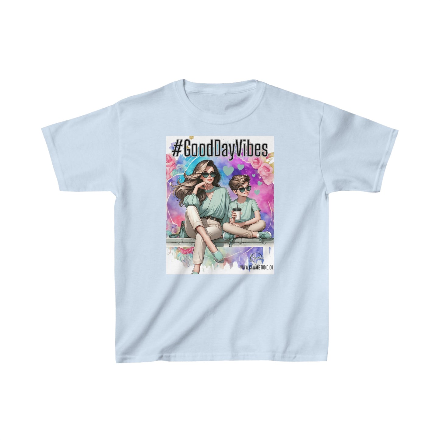 Kids Heavy Cotton™ Tee - Good Day Vibes