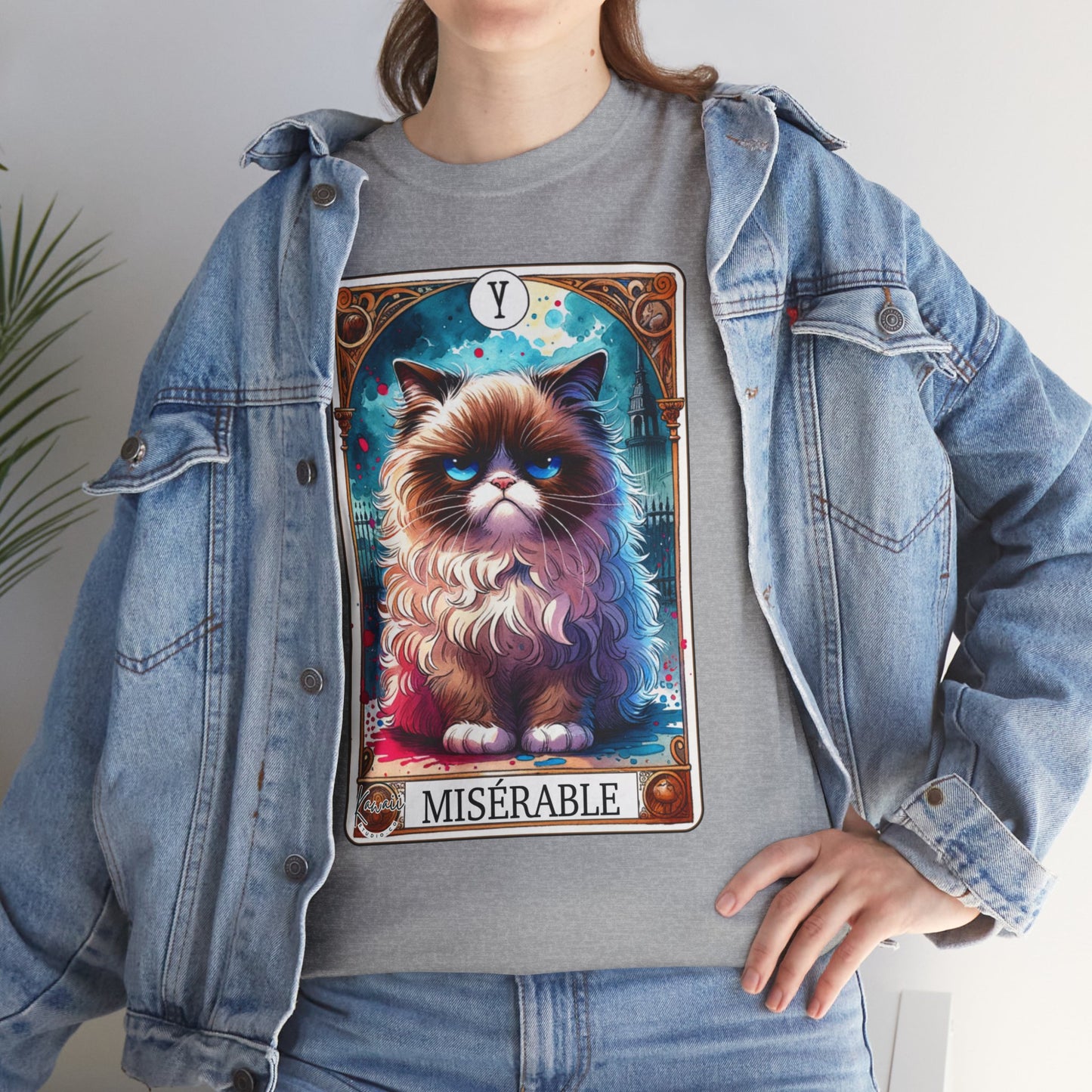 Unisex Heavy Cotton Tee - Miserable