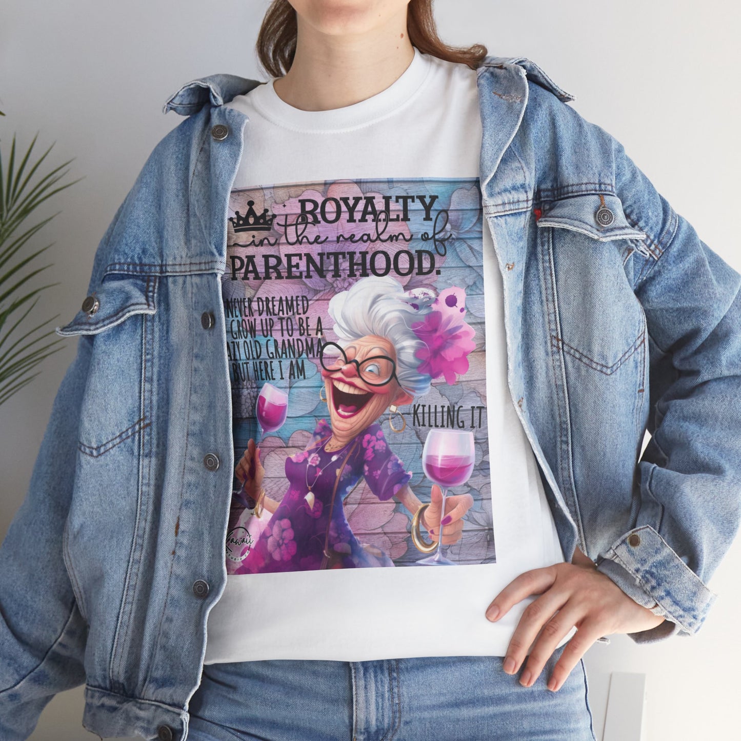 Heavy Cotton Tee - Royalty Grandma