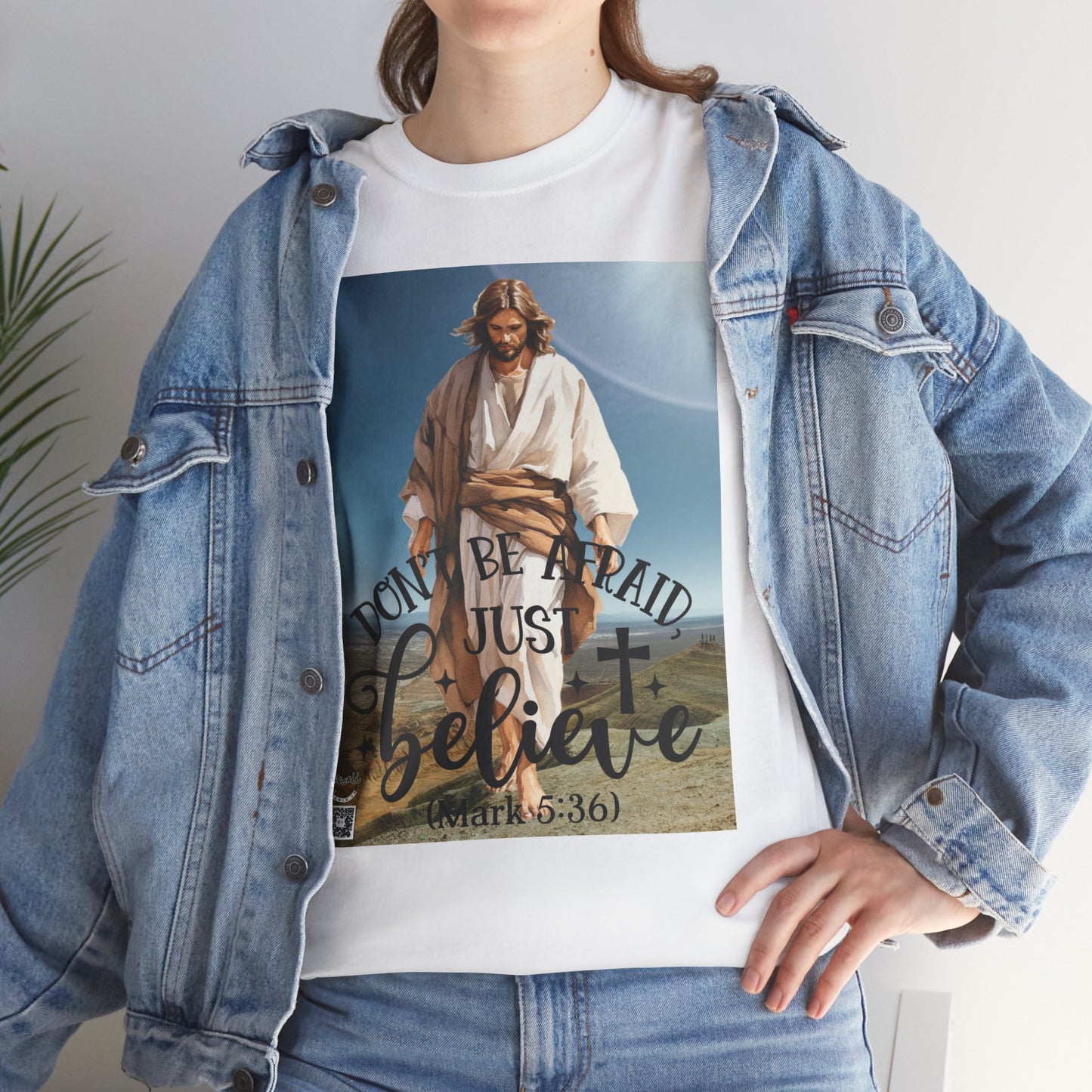 Unisex Heavy Cotton Tee - Don't Be Afraid
