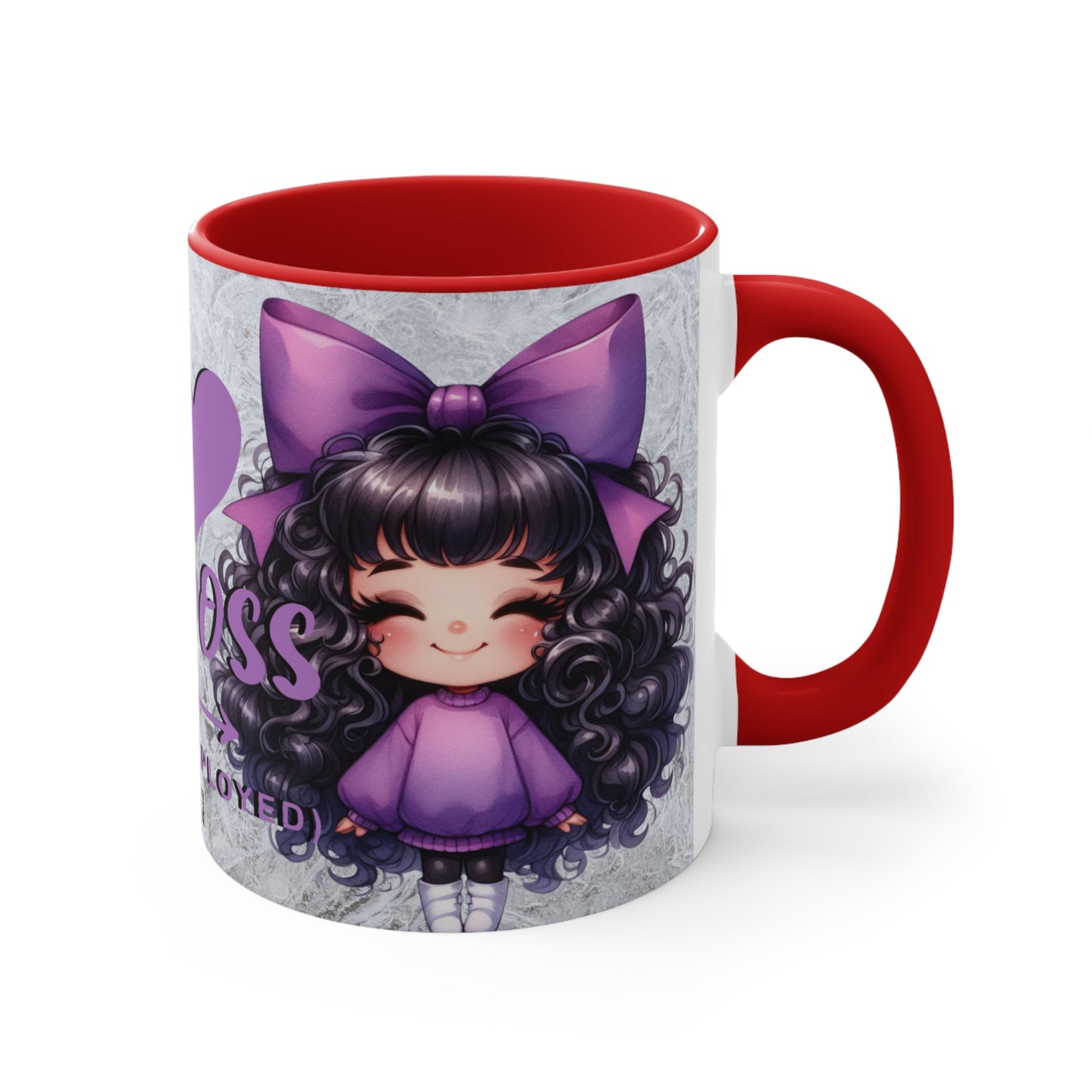 Colorful Accent Mugs, 11oz - I love my boss v.2