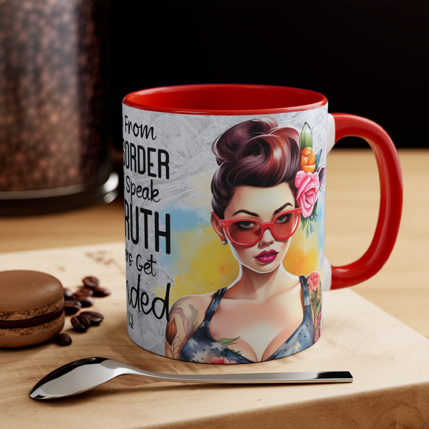 Colorful Accent Mugs, 11oz - That Disorder