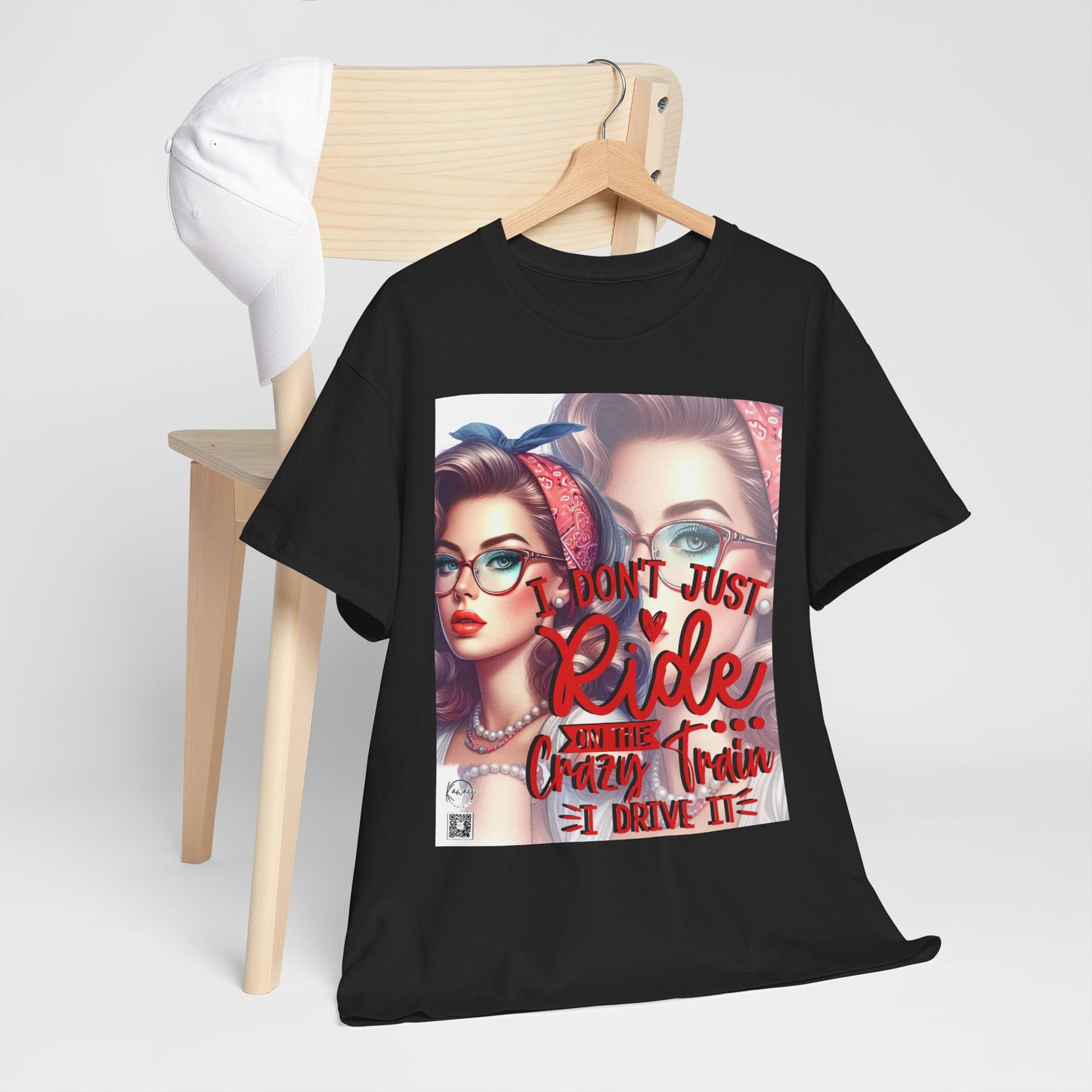 Unisex Heavy Cotton Tee - I don't just ride