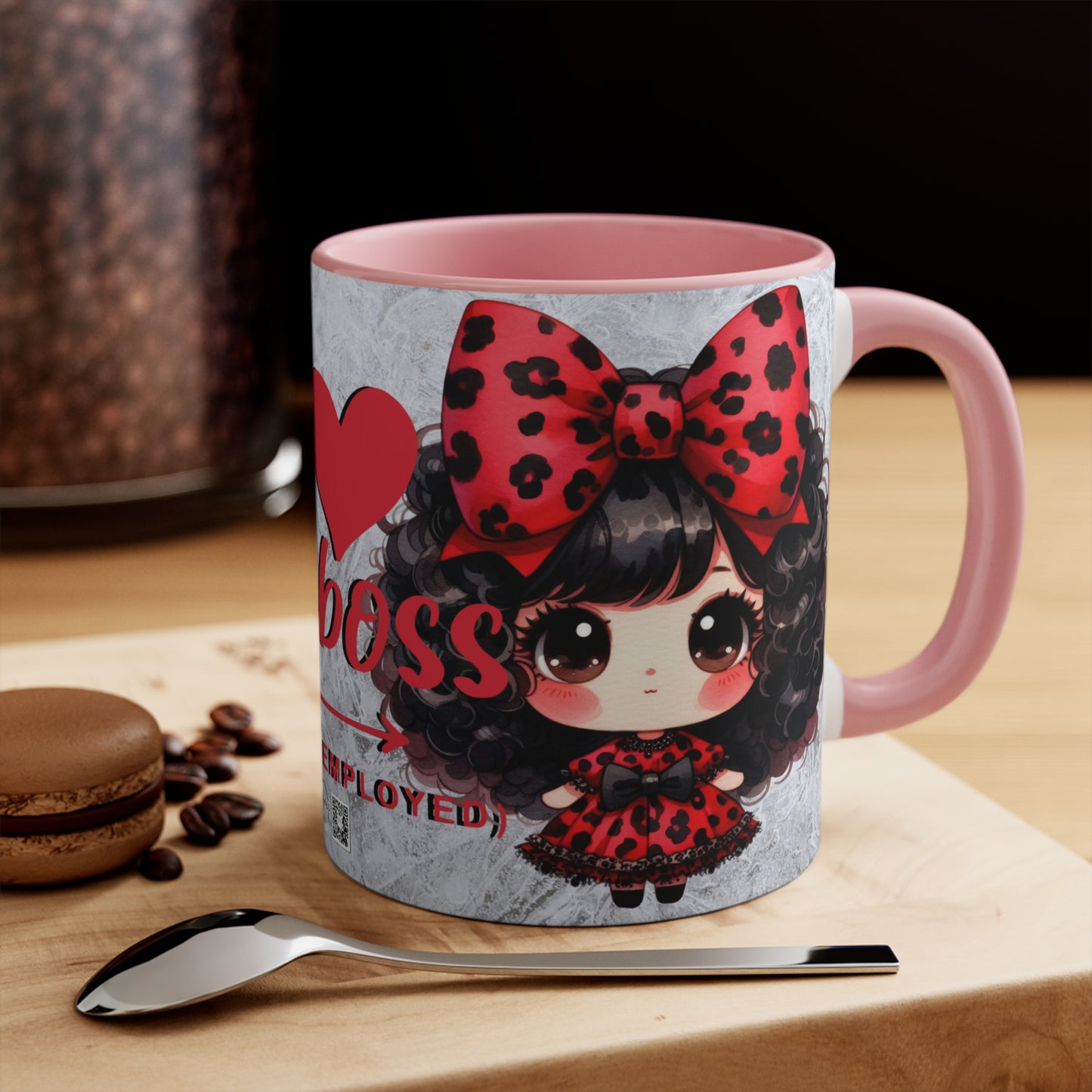 Colorful Accent Mugs, 11oz - I love my boss