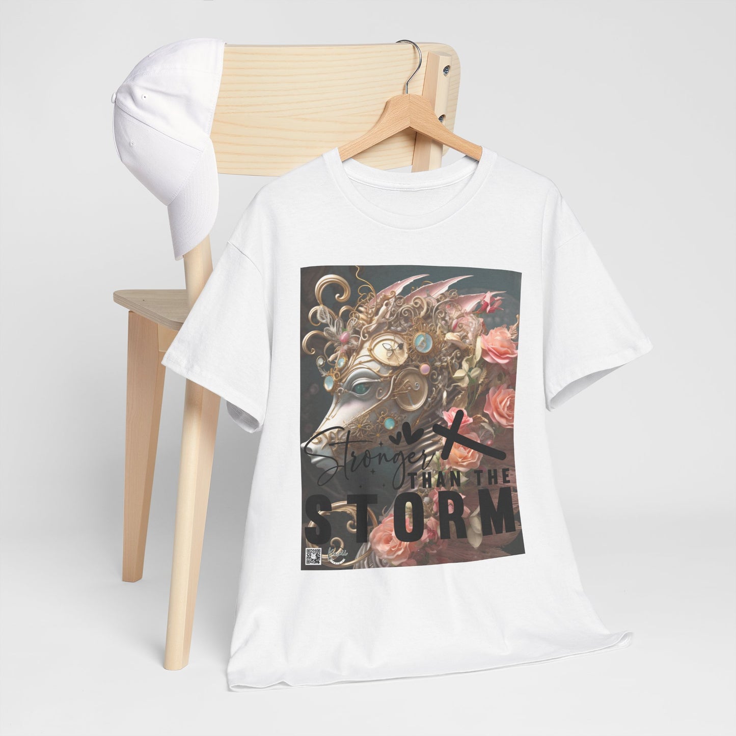 Unisex Heavy Cotton Tee - Stronger than the Storm