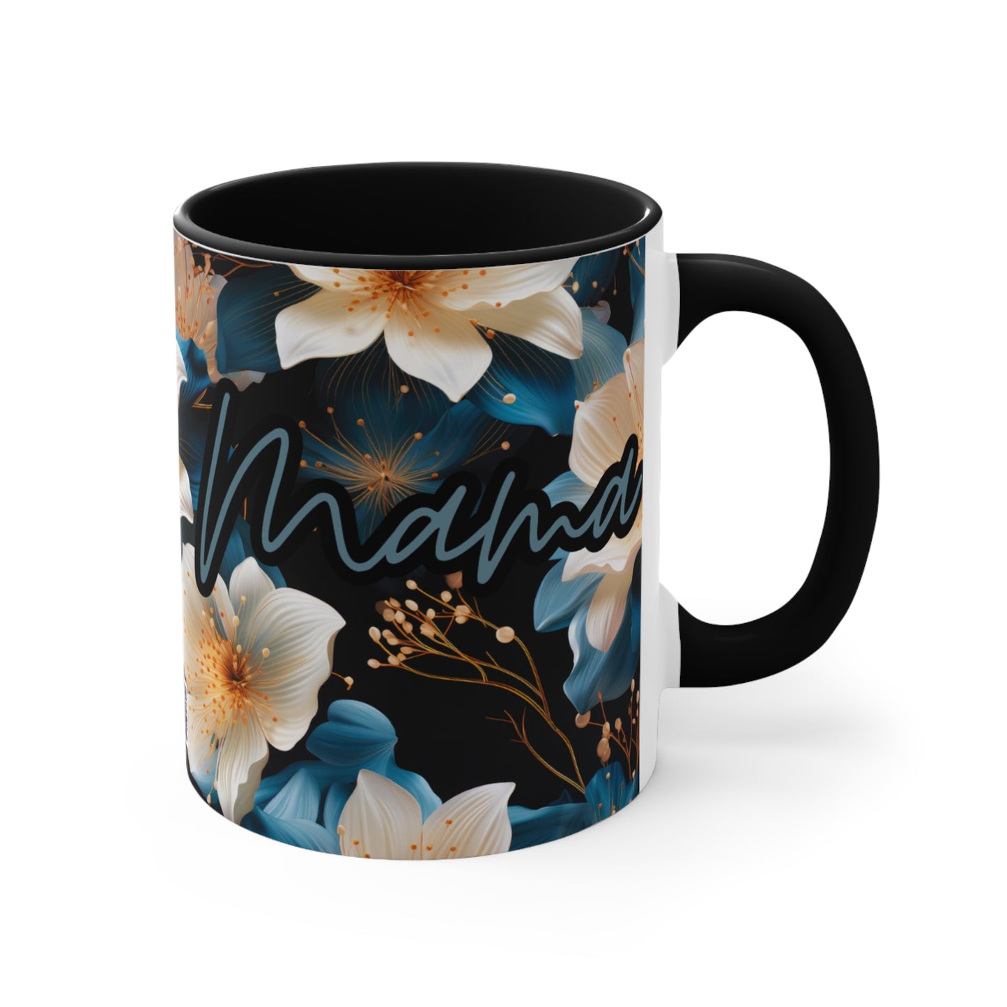 Colorful Accent Mugs, 11oz - Mama