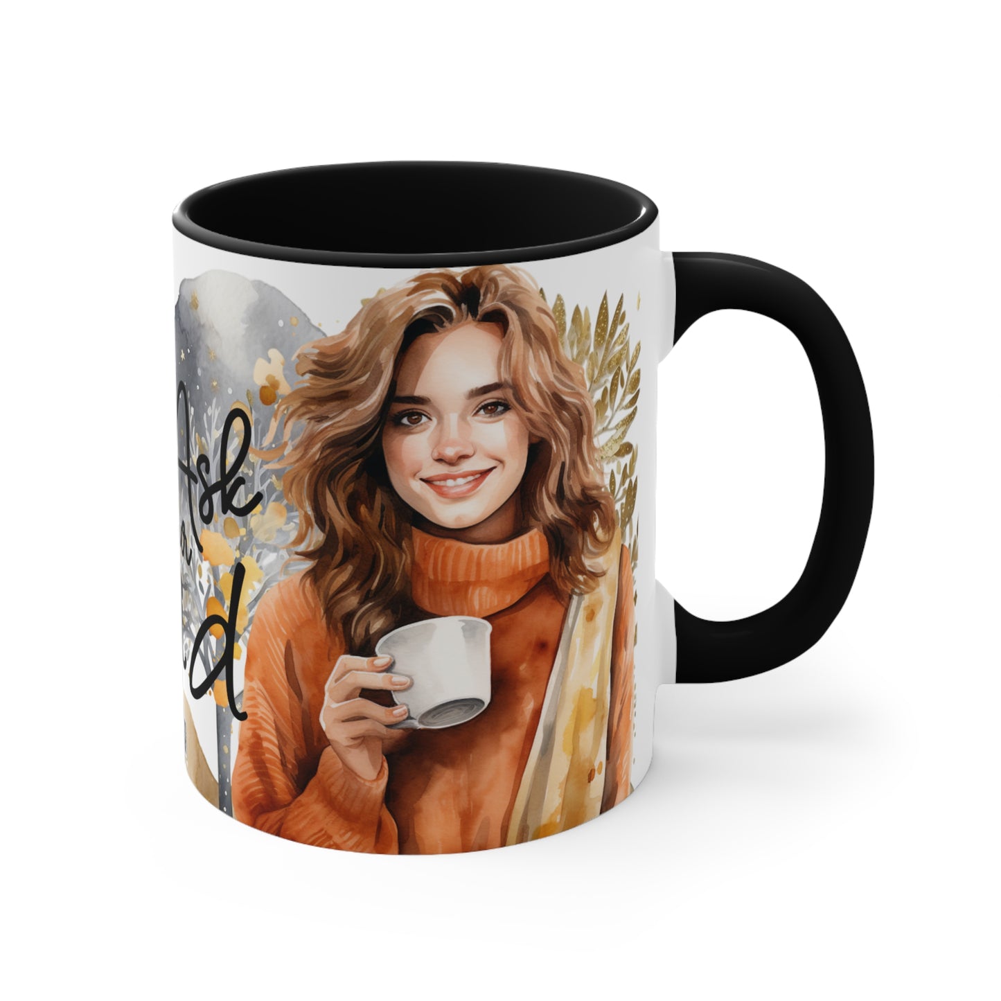 Colorful Accent Mugs, 11oz - Go Ask Your Dad