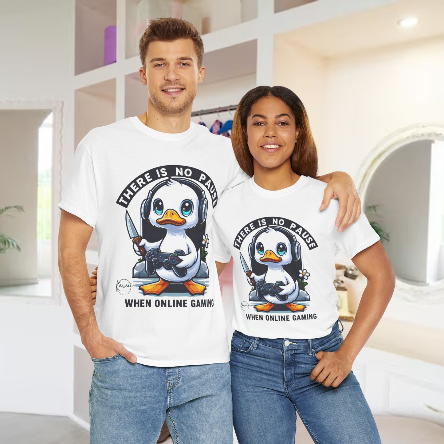 Unisex Heavy Cotton Tee - Online Gaming