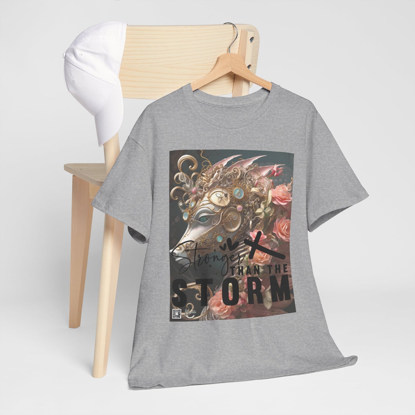 Unisex Heavy Cotton Tee - Stronger than the Storm