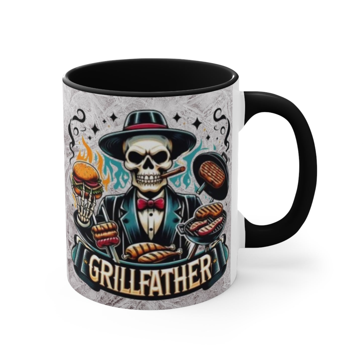 Colorful Accent Mugs, 11oz - Grillfather