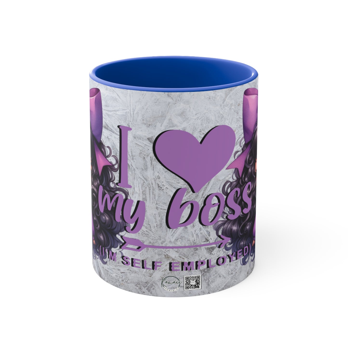 Colorful Accent Mugs, 11oz - I love my boss v.2