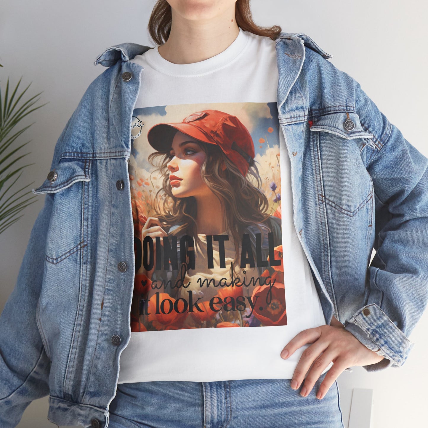 Unisex Heavy Cotton Tee - Doing it all