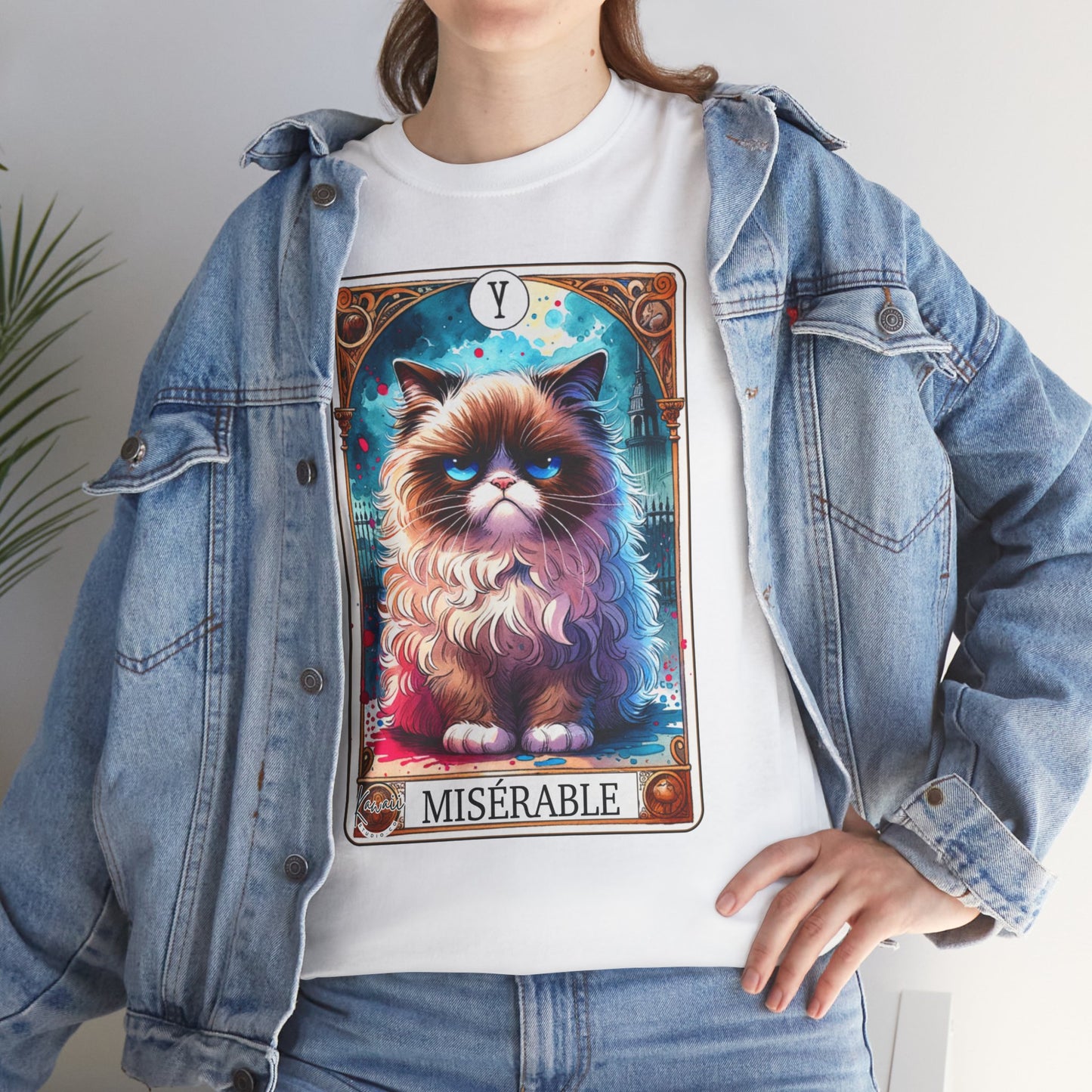 Unisex Heavy Cotton Tee - Miserable