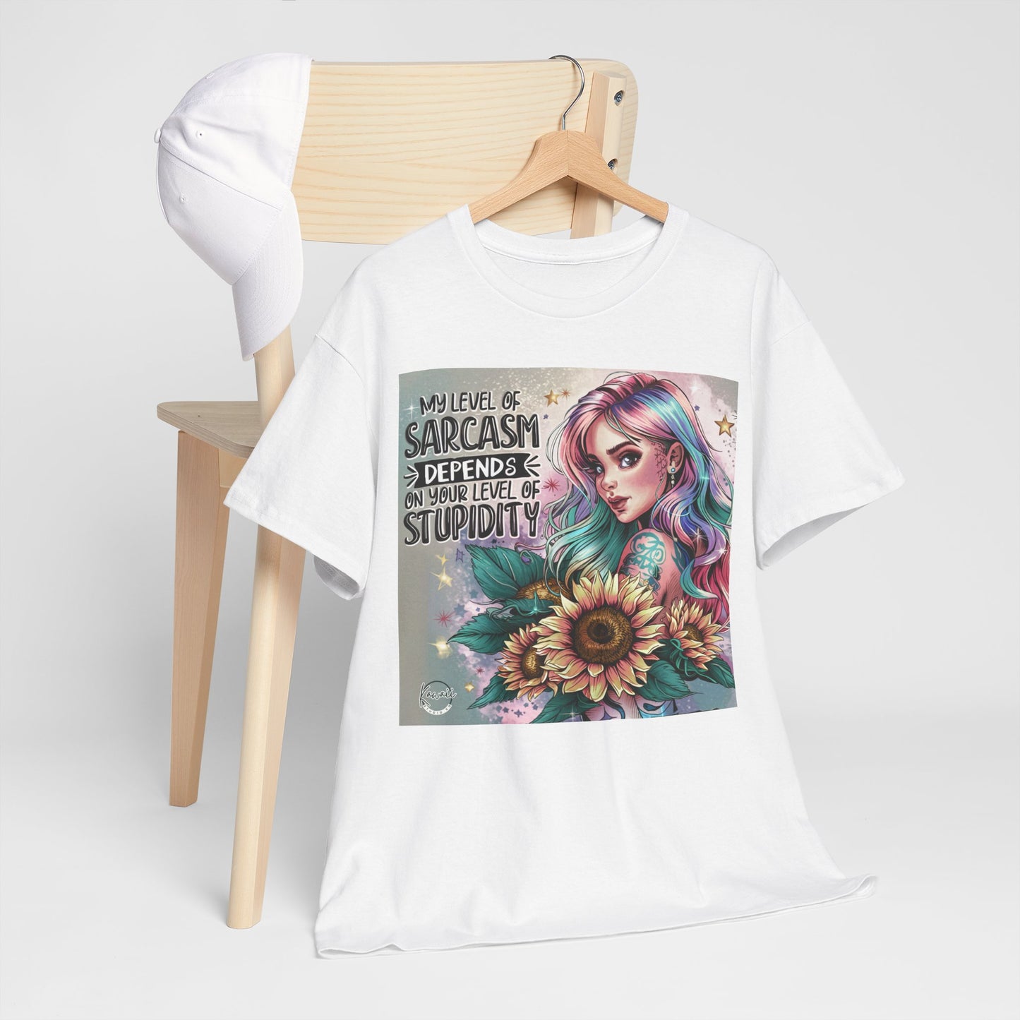 Unisex Heavy Cotton Tee - Level of sarcasm