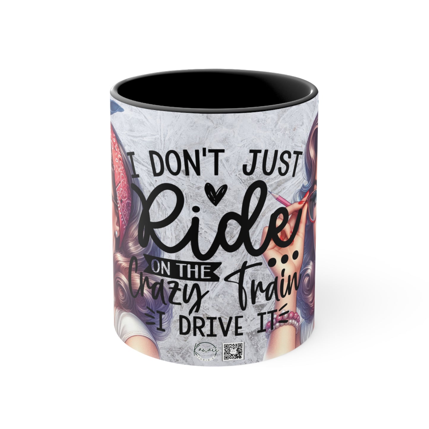 Colorful Accent Mugs, 11oz - I just don't ride
