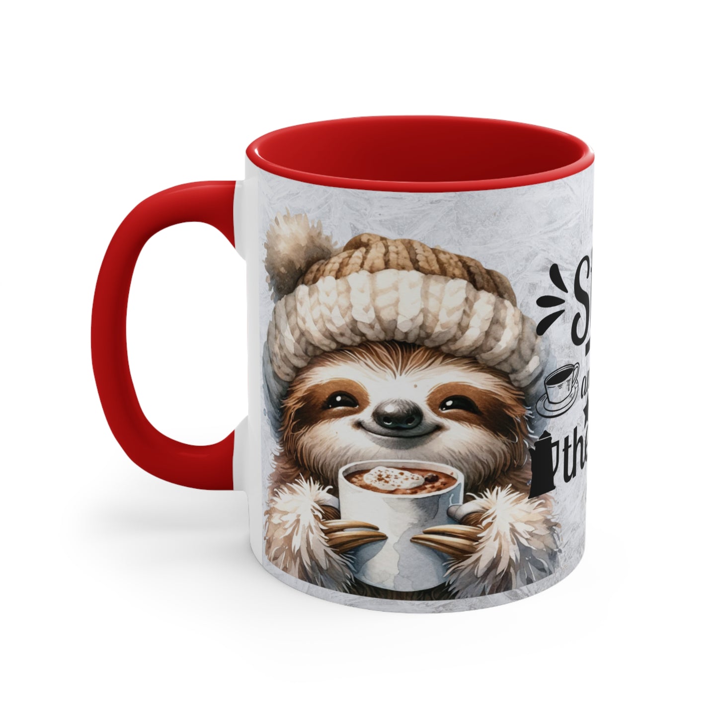 Colorful Accent Mugs, 11oz - STOP and smell the coffee