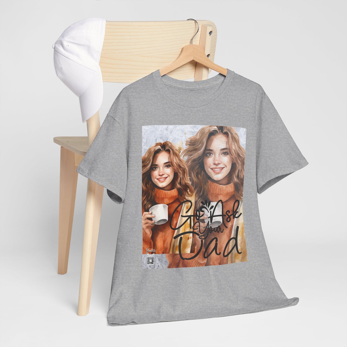 Unisex Heavy Cotton Tee - Go Ask Dad