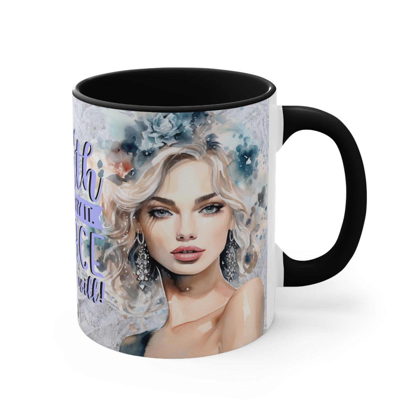 Colorful Accent Mugs, 11oz - If my mouth doesn't say it