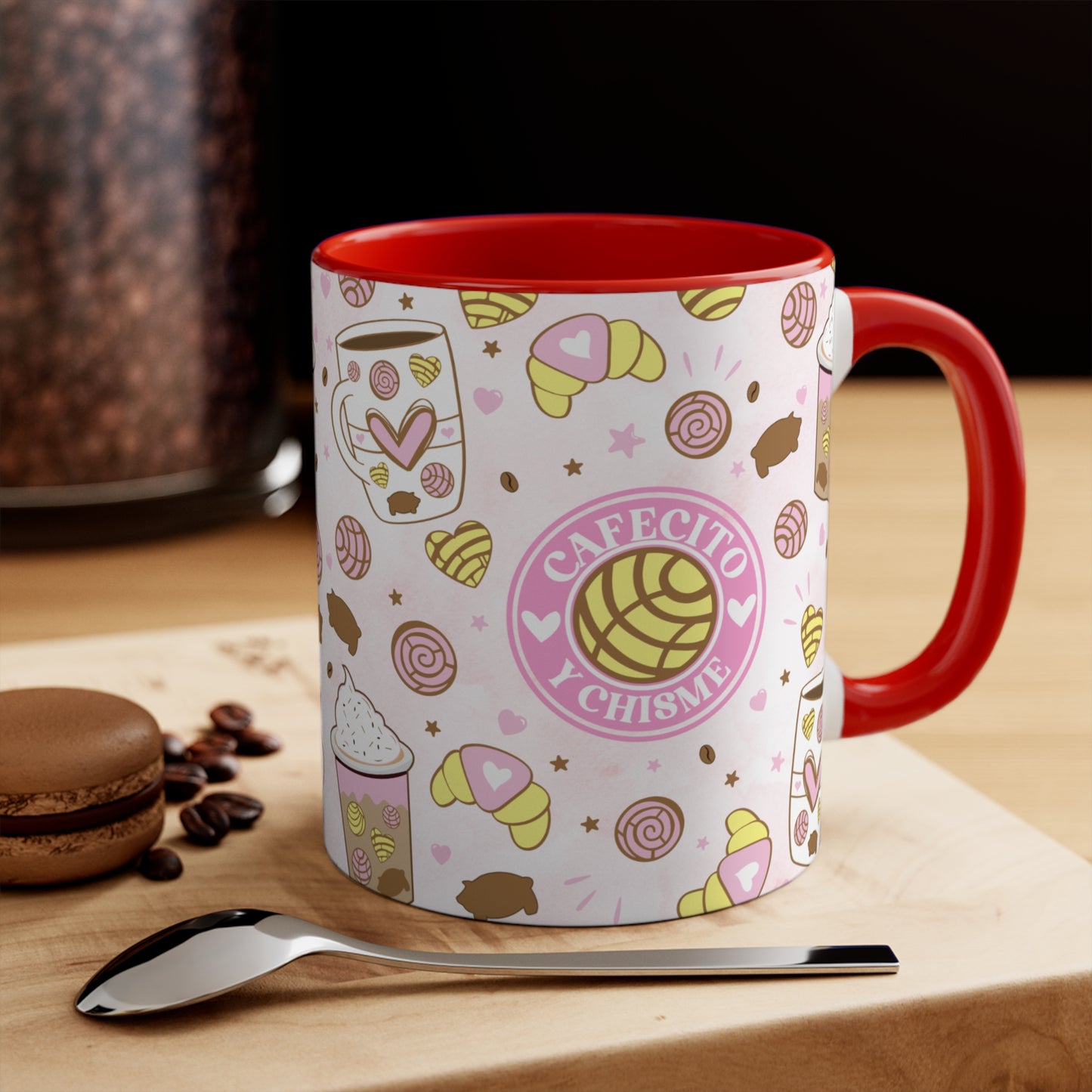 Colorful Accent Mugs, 11oz - CAFECITO
