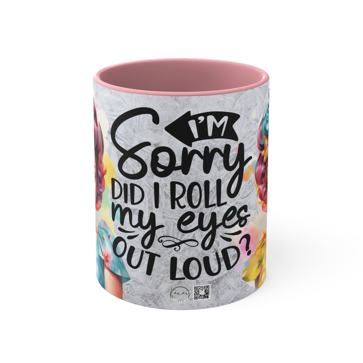 Colorful Accent Mugs, 11oz - I'm Sorry