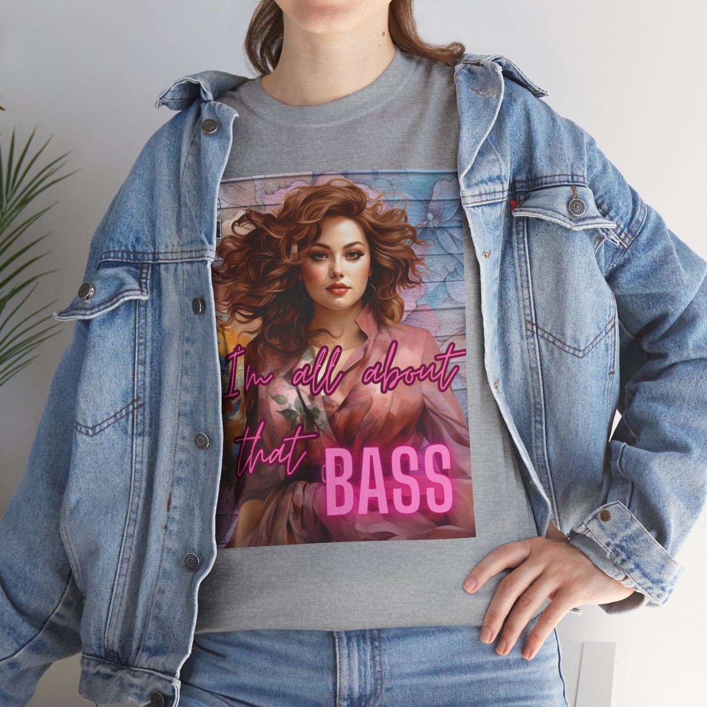 Unisex Heavy Cotton Tee - All about that Bass