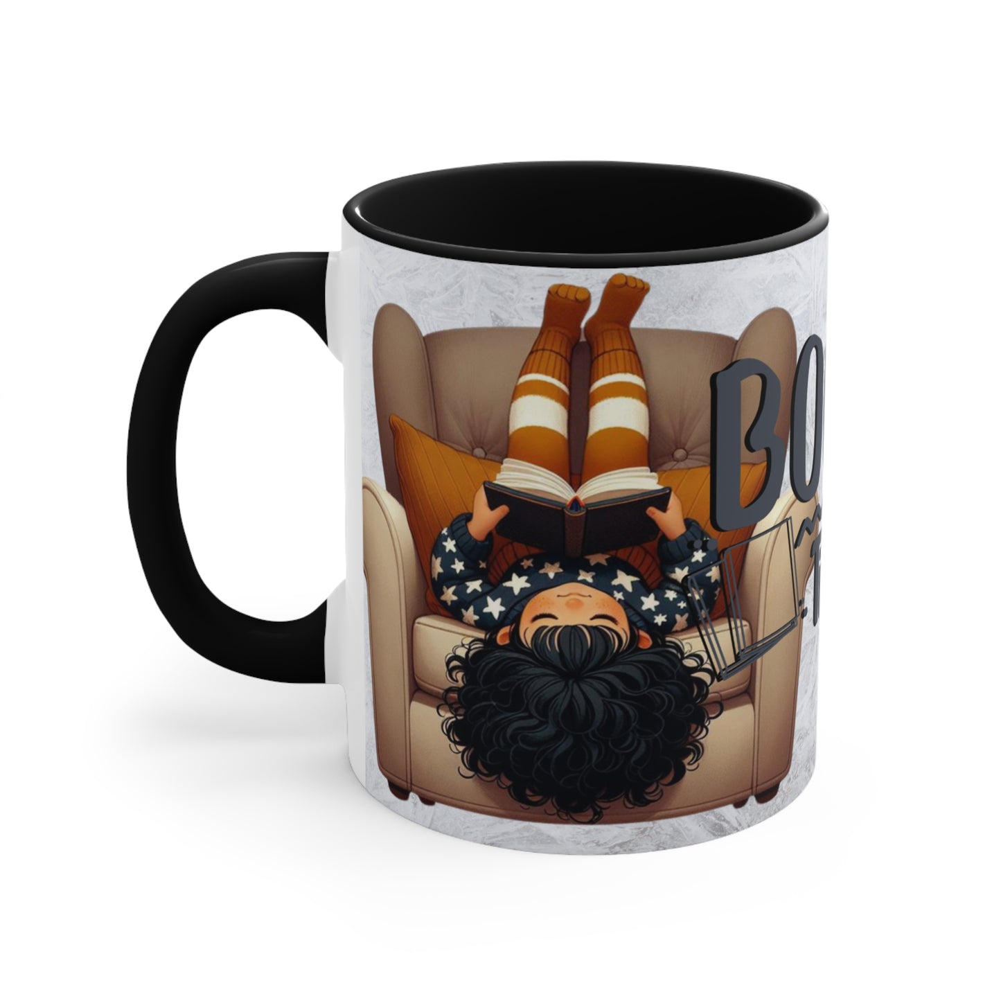 Colorful Accent Mugs, 11oz - Books Time