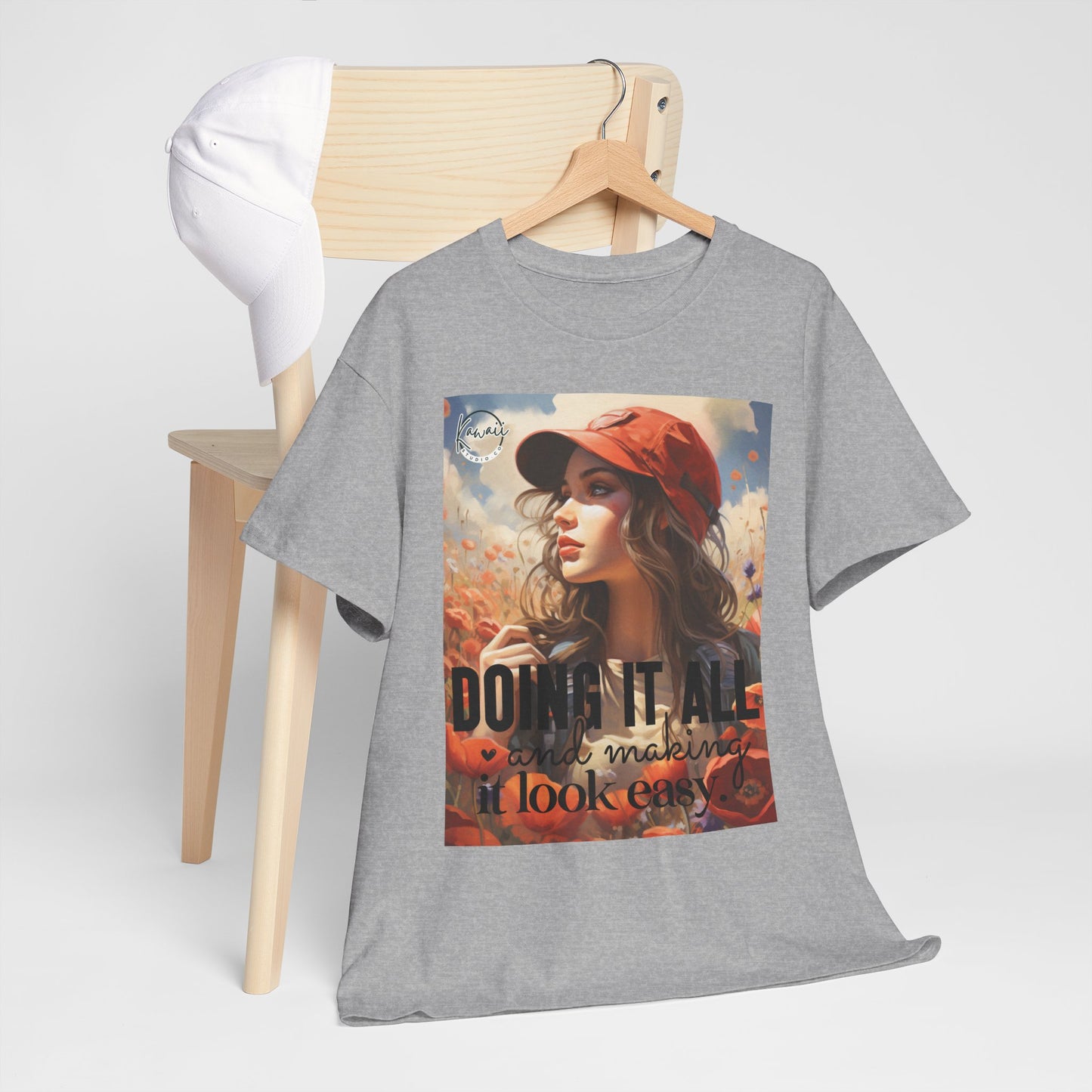 Unisex Heavy Cotton Tee - Doing it all