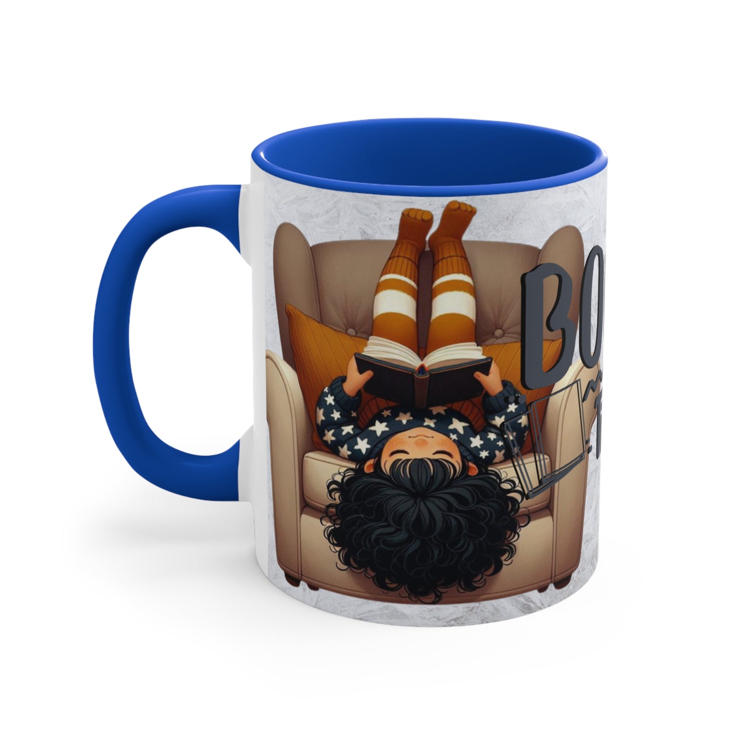 Colorful Accent Mugs, 11oz - Books Time