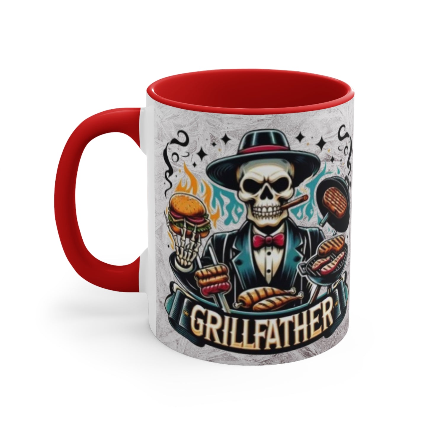 Colorful Accent Mugs, 11oz - Grillfather