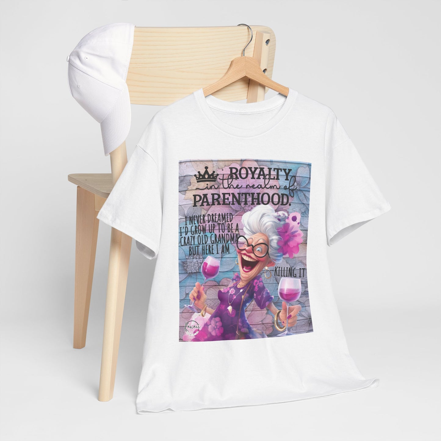 Heavy Cotton Tee - Royalty Grandma