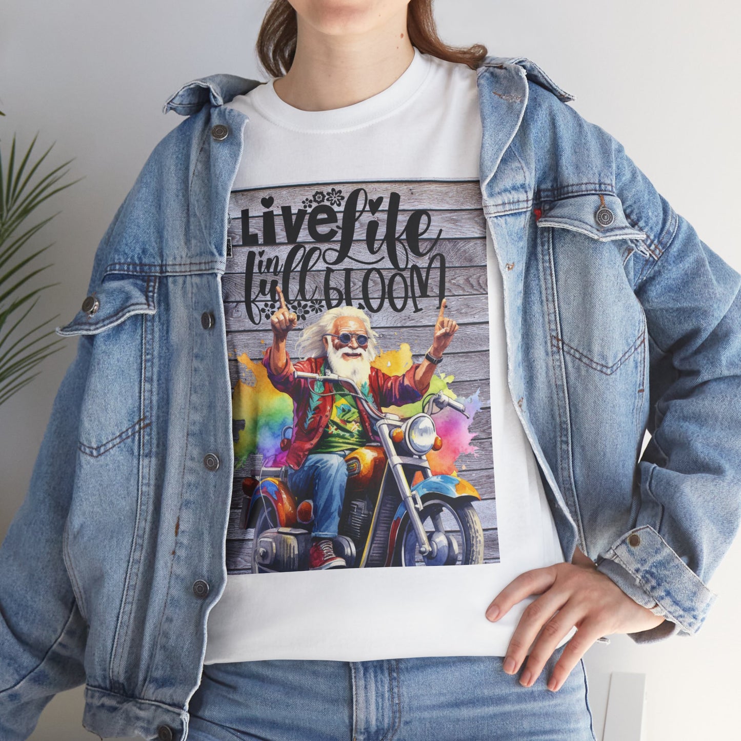 Unisex Heavy Cotton Tee - Full Bloom