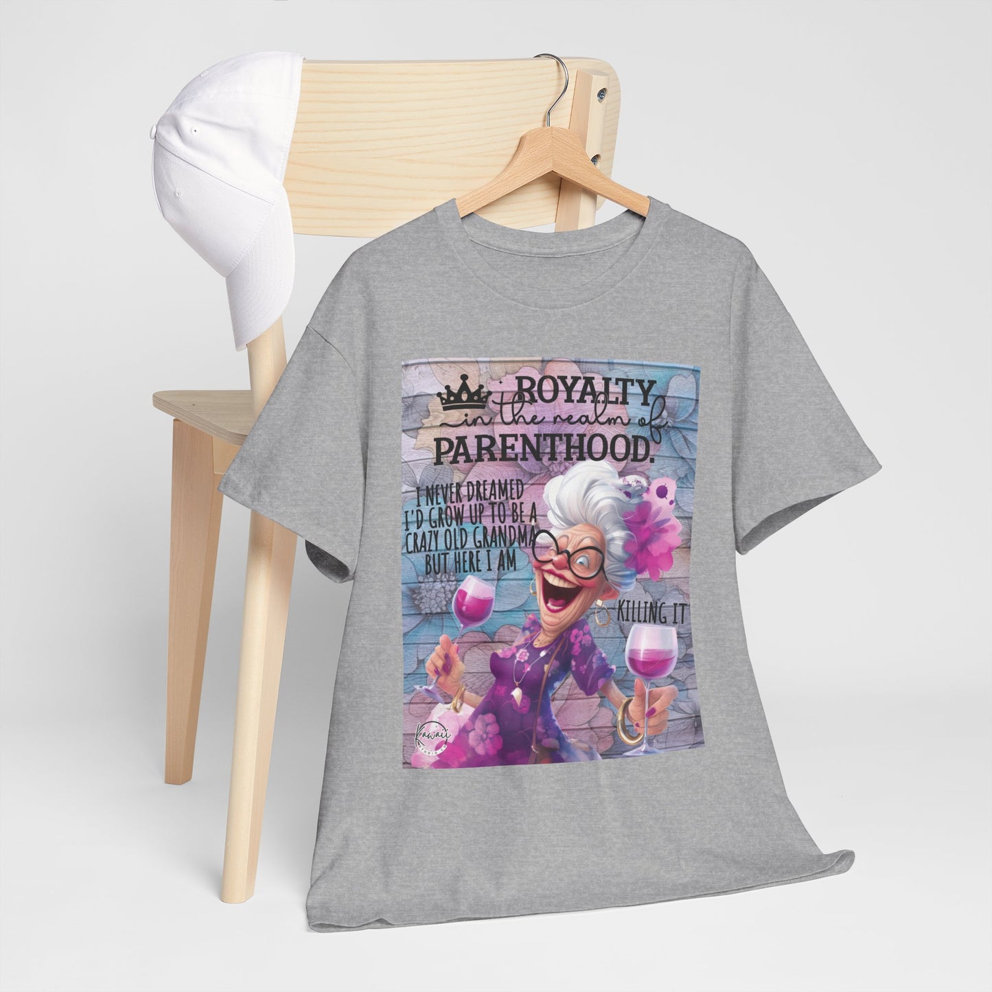 Heavy Cotton Tee - Royalty Grandma