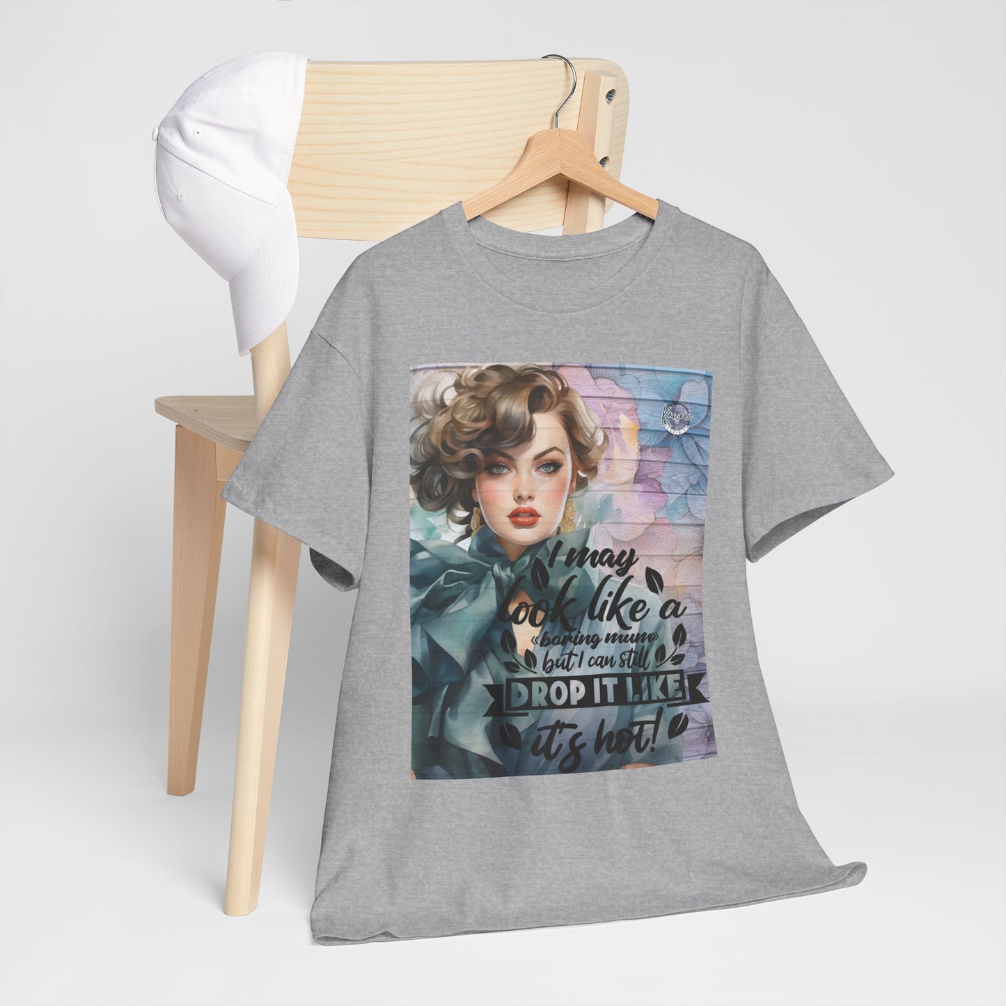 Unisex Heavy Cotton Tee - Drop It Like It's Hot