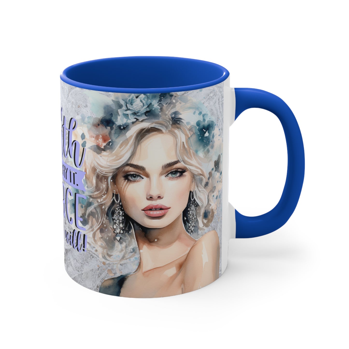Colorful Accent Mugs, 11oz - If my mouth doesn't say it
